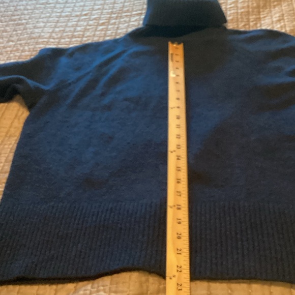 Frank and Oak The Seawool Elegant Navy Turtleneck Sweater M NWT - Picture 6 of 10